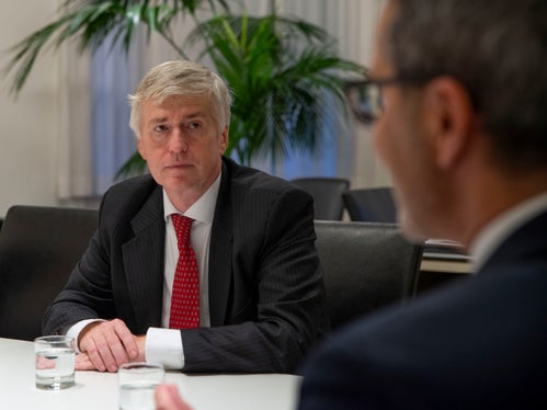 Da sin. : Il direttore del Dipartimento per l'Alto Adige ed il Sud Europa del Ministero degli Affari Esteri austriaco, Karl Prummer, ed il presidente della Provincia, Arno Kompatscher (Foto: ASP/F. Brucculeri)