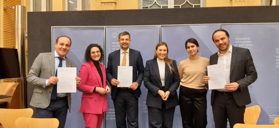 I tre presidenti delle Consulte giovani hanno proposto agli assessori provinciali alla scuola le misure da intraprendere dopo la crisi pandemica. (Foto: ASP/Ufficio giovani)