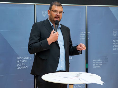 Il presidente di IDM, Hansi Pichler (Foto ASP/Fabio Brucculeri)