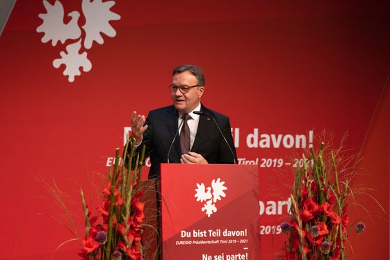 Euregio-Präsident und Tirols Landeshauptmann Günther Platter (Foto: Land Tirol/Sedlak) 