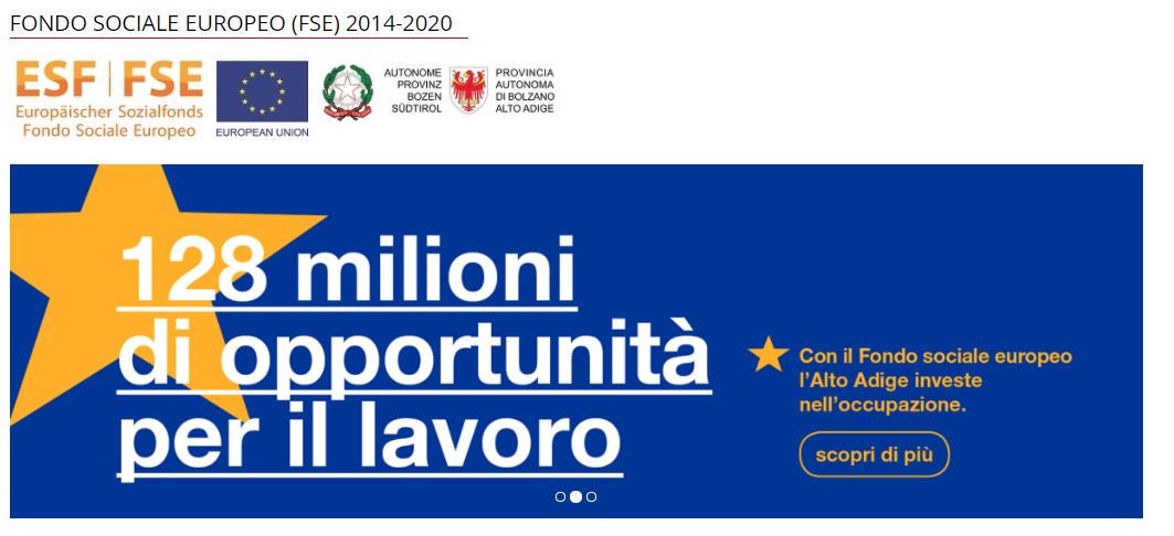 Il Fondo Sociale Europeo offre opportunità di formazione per l'integrazione e lo sviluppo sociale ed economico. (Foto: FSE)