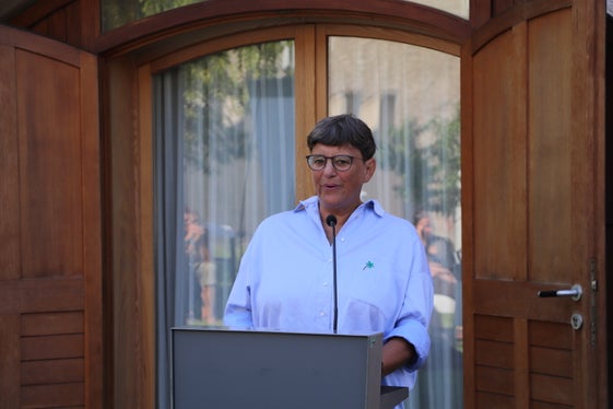 Ingrid Facchinelli: Über die Korrespondenz fand ein tiefgründiger Austausch zu aktuellen Themen statt. Hier tun sich ganz neue Kontexte auf, die weiter erforscht werden können. (Foto: LPA/Monika Pichler)