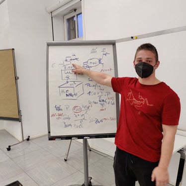 Präsentation der Lösungswege (Foto: LPA/Bildungsdirektion)