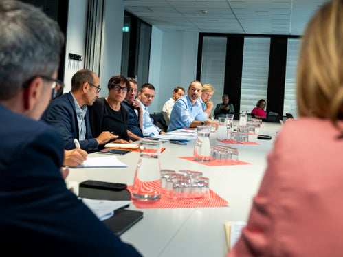 Un momento dell'odierno incontro tenutosi a Bolzano. (Foto: USP/Fabio Brucculeri)