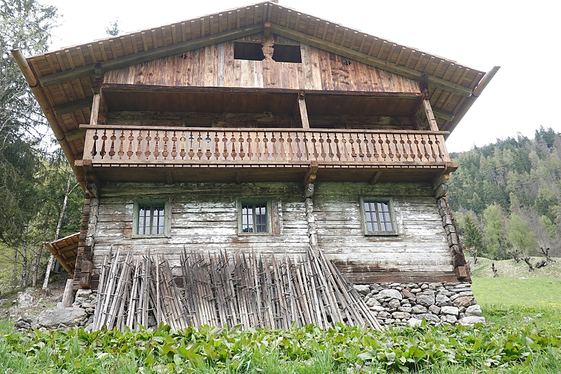 La facciata del maso situato a Selva dei Molini. (Foto: USP/Soprintendenza provinciale ai beni culturali/Archivio Pescoller)