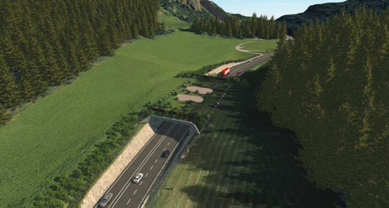 Il primo ponte verde dell'Alto Adige verrà realizzato in località La Serra, a San Lorenzo di Sebato. Il passaggio artificiale consente agli animali di attraversare la strada in sicurezza e aumenta anche la sicurezza per gli utenti della strada. (Rendering: Ripartizione Infrastrutture)