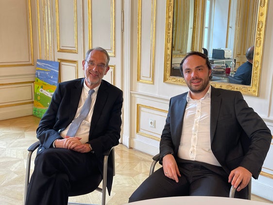 Landesrat Philipp Achammer und Österreichs Bildungsminister Heinz Faßmann ziehen beim gemeinsamen Treffen in Wien Zwischenbilanz zur Corona-Lage an den Schulen. (Foto:  LPA)