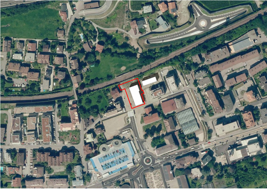 Il futuro cantiere si trova vicino al parcheggio multipiano e al Centro culturale Astra di Bressanone. (Foto: USP/Arca nel KVW)