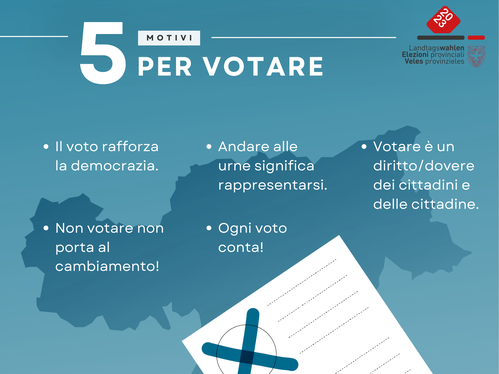 5 motivi per votare (Foto: ASP)