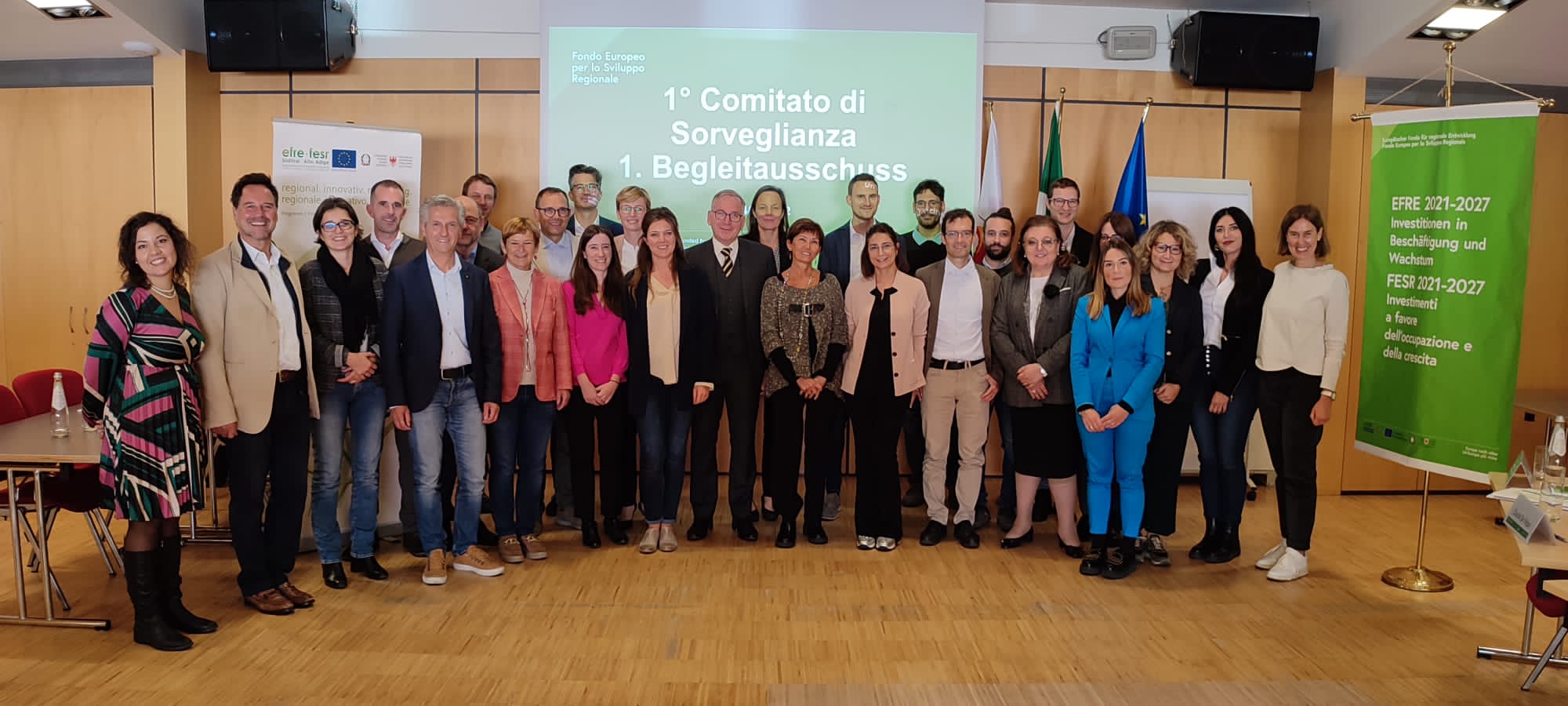 Il nuovo Comitato di sorveglianza del Fondo europeo di sviluppo regionale si è riunito oggi (14 ottobre). Sono previsti quasi 250 milioni di euro di investimenti per progetti di innovazione, digitalizzazione e ambiente. (Foto: ASP/Petra Tamanini)