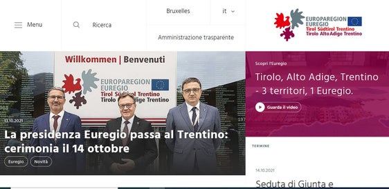 È online il nuovo sito web dell'Euregio www.euregio.info: attuale, semplice da consultare e ricco di informazioni. (Foto: ASP)