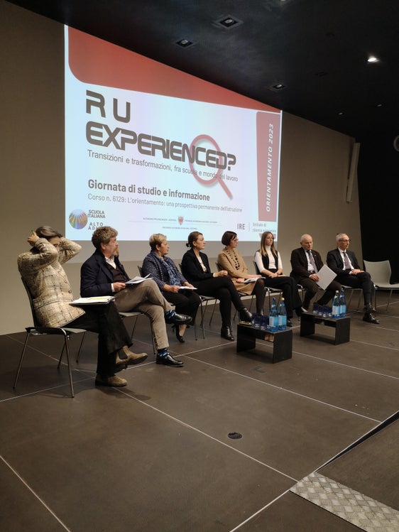 Giornata dedicata alle nuove sfide dell’orientamento scolastico e all'incontro fra scuola ed impresa, oggi (13 novembre) al Noi Techpark di Bolzano (Foto: ASP/Direzione istruzione e formazione italiana)