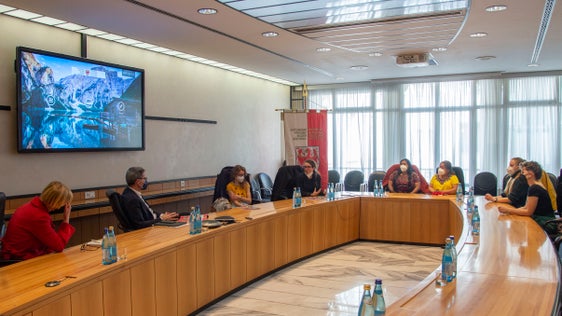 L’incontro di oggi nella sala riunione della Giunta provinciale (Foto: ASP/Fabio Brucculeri)