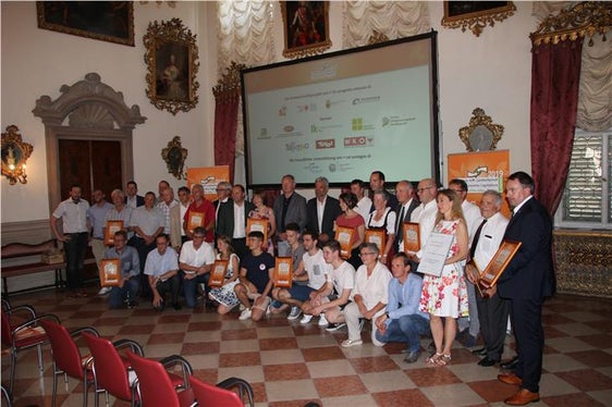 Premiazione dei vincitori di Il turismo incontra l'agricoltura nel 2019.