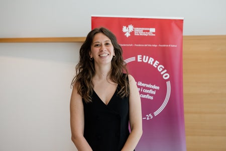 JungforscherInnenpreis, 2. Platz: Elena Fogazzi von der Universität Trient (Foto: EFA/Philipp Huber)