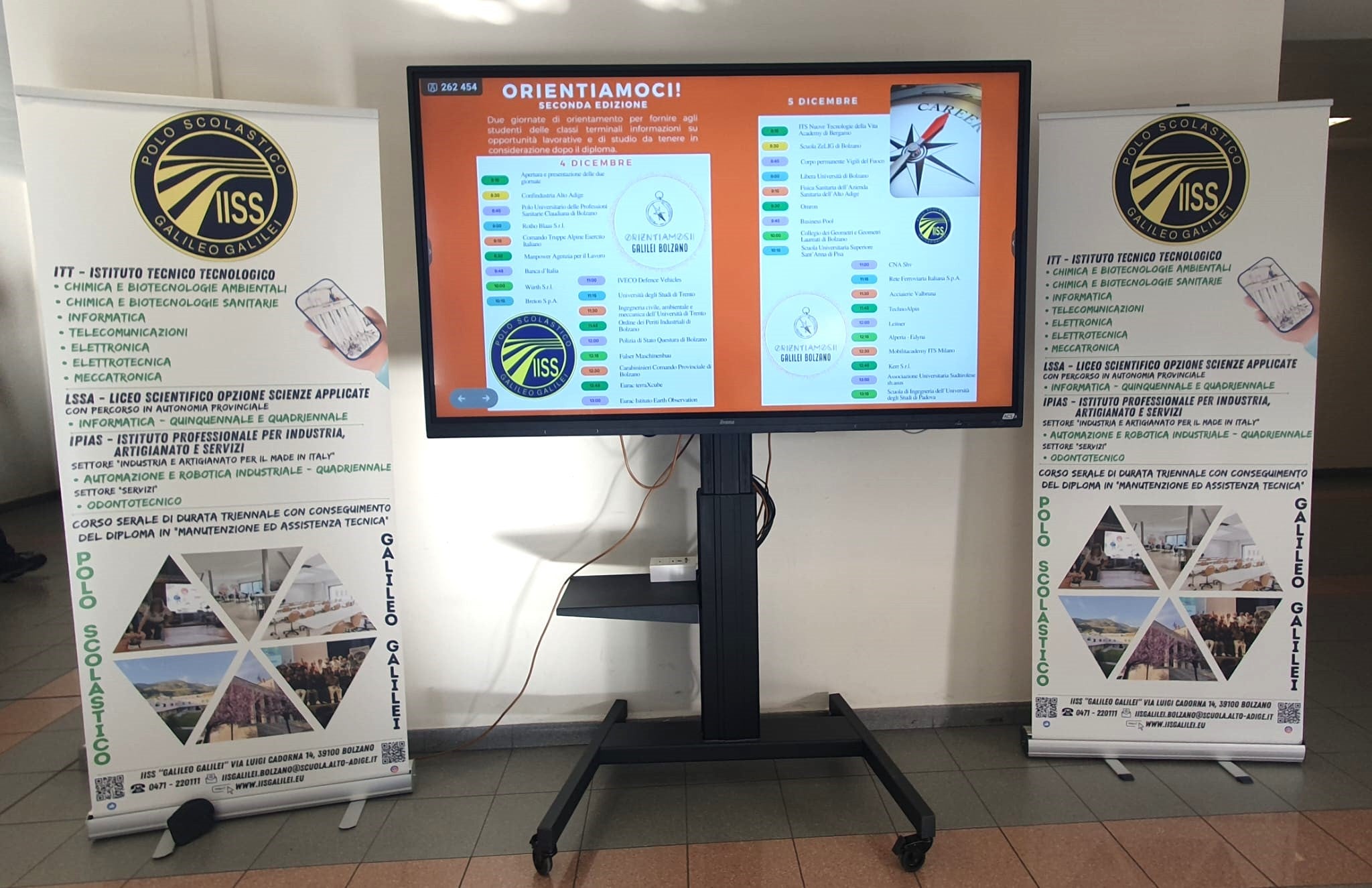 Orientiamoci è un evento dedicato alle opportunità di studio e lavoro dopo il conseguimento del diploma. L’iniziativa, giunta alla seconda edizione, ha coinvolto oltre 250 studenti. (Foto: USP)