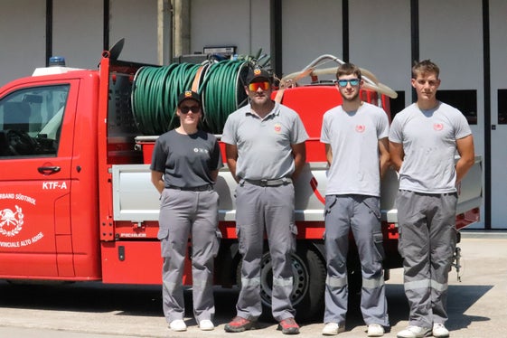 Vier Mitglieder der Freiwilligen Feuerwehren der Bezirke Obervinschgau und Untervinschgau sind im Südtiroler Hilfszug dabei, zwei sind Mitglieder der Freiwilligen Feuerwehr Prad, je einer ist Mitglied der Feuerwehren Martell und Goldrain. (Foto: LPA/Maja Clara)