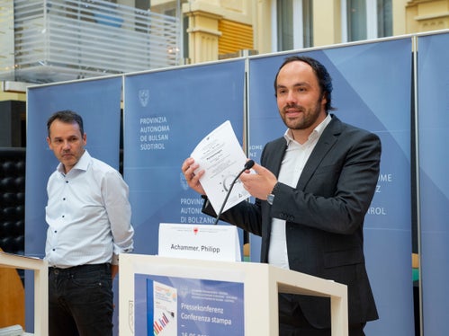 La Provincia vuole reagire alle sfide del mercato del lavoro e tenere d'occhio i cambiamenti, ha affermato l'assessore Achammer. (Foto: ASP/Fabio Brucculeri)