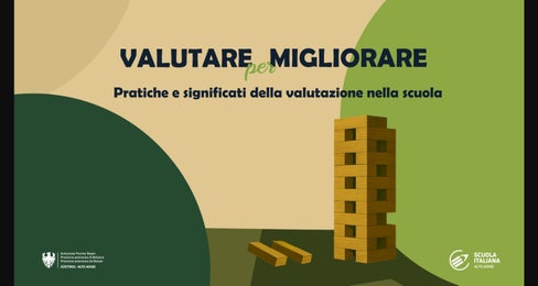 Die italienische Bildungsdirektion organisiert am 29. September eine Veranstaltung, die sich mit neuen Formen der Beurteilung auseinandersetzt. (Grafik: Italienische Bildungsdirektion)