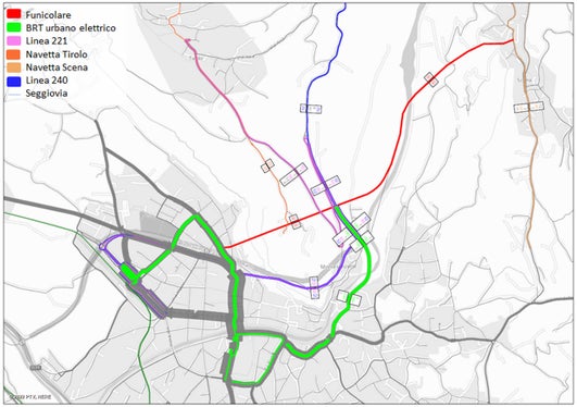 La nuova soluzione per la mobilità porterà secondo i tecnici molti vantaggi: meno auto, trasferimenti più veloci e minore inquinamento (Foto: ASP/Dipartimento Mobilità)