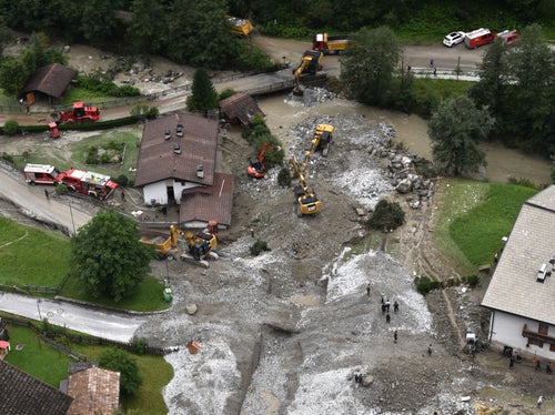 Eines der dokumentierten Ereignisse im neuesten Report Naturgefahren: Am 5. August 2022 haben lokale starke Niederschläge im oberen Eizugsgebiet des Kogbaches in Pflersch zu einem Murgang geführt. (Archivbild: LPA/Agentur für Bevölkerungsschutz)