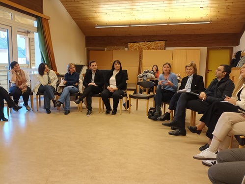 Raida de feedback tla scola elementera de Urtijëi (Foto: OSP/Ntendënza y Cultura ladina )