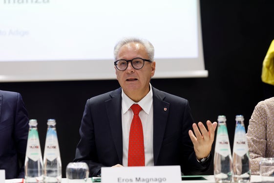 ll segretario generale della Provincia Eros Magnago ha evidenziato l’importanza della collaborazione tra amministrazioni e istituzioni al fine di raggiungere obiettivi di interesse comune (Foto: USP/Tiberio Sorvillo)