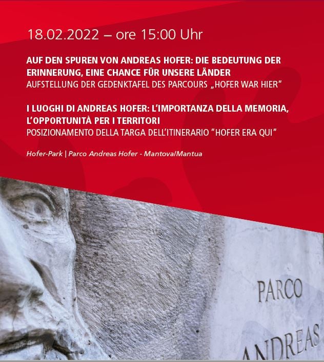 L'invito alla cerimonia (Foto: ASP)