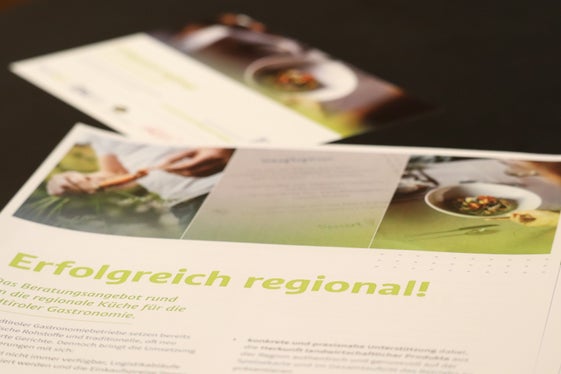 Das Beratungsangebot rund um die regionale Küche für die Südtiroler Gastronomie wurde am 18. November vorgestellt. (Foto: LPA/Maja Clara)