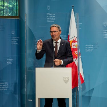 Il Presidente Arno Kompatscher: Sul tema del clima e dell’ambiente non c’è più niente da rimandare. (Foto ASP/Fabio Brucculeri)
