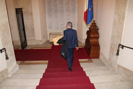Il presidente Kompatscher ha presenziato alla seduta del Consiglio dei ministri, a Palazzo Chigi. (Foto: (Foto: ASP/Katharina Tasser)