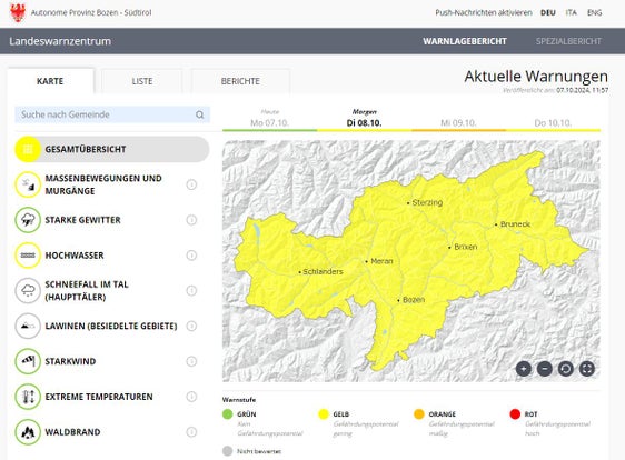 A causa delle previste condizioni di maltempo, gli interventi di manutenzione sul web sono stati rinviati a una data successiva, per consentire ai cittadini di accedere a tutte le informazioni e i servizi importanti.  (Foto: USP)