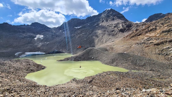 Der Gletschersee im Vorfeld des Geltalferners in Rein in Taufers (Foto: LPA/Roberto Dinale)