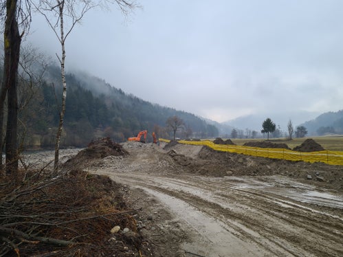 I lavori dovrebbero essere ultimati entro il prossimo mese di aprile (Foto: ASP/Ufficio sistemazione bacini montani Est) 