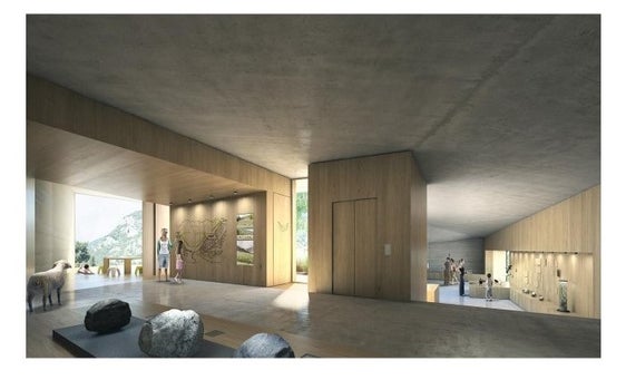 600 Quadratmeter Ausstellungsfläche wird das neue Besucherzentrum umfassen. Das Ausstellungskonzept wurde vom Landesamt für Natur koordiniert. (Foto: LPA/Bautenressort)