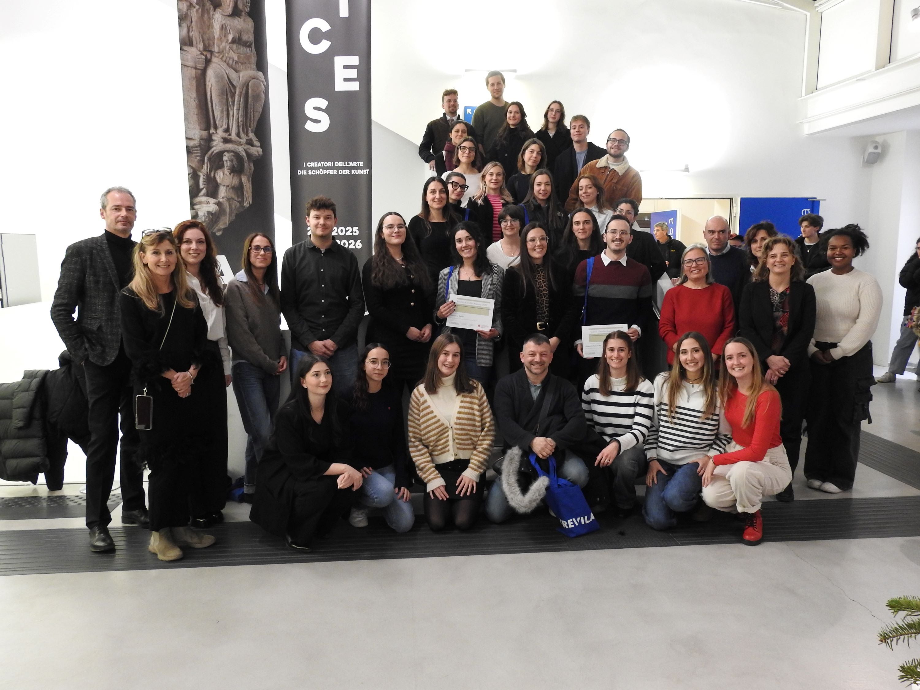 Einige der Preisträgerinnen und Preisträger des Claudia Augusta Preises bei der Preisverleihung am 22. Dezember 2025. (Foto: LPA)