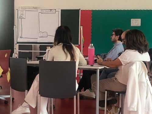 Le dirigenti ed i dirigenti della scuola italiana che hanno preso parte al laboratorio di oggi. (Foto: USP)