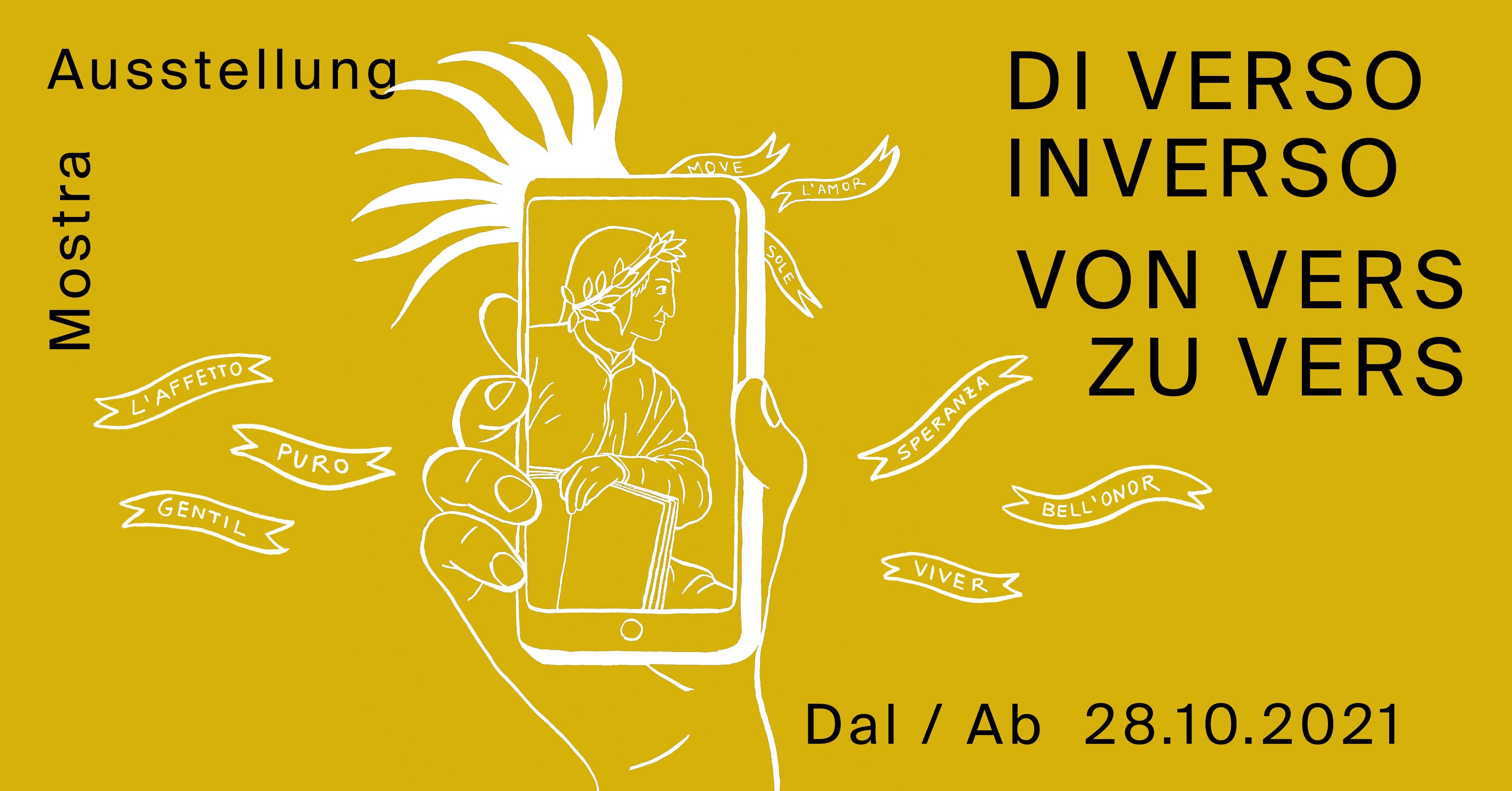 Die virtuelle Dante-Ausstellung wird am 28. Oktober vorgestellt und ist ab diesem Zeitpunkt zugänglich. 