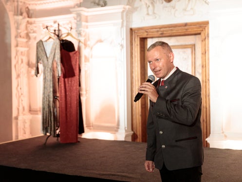 Il segretario generale dell'Euregio, Christoph von Ach: “L'Euregio attribuisce grande importanza al lavoro di rete tra gli operatori culturali e i rappresentanti della società civile. (Foto: ASP/Tiberio Sorvillo)