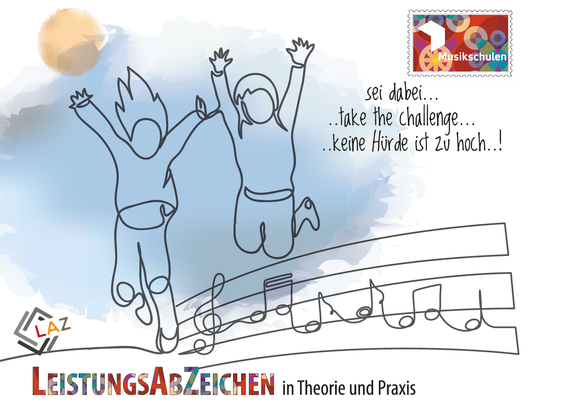 Rund 1800 junge Musizierende haben im vergangenen Schuljahr erfolgreich die Prüfungen für musikalische Leistungsabzeichen in verschiedenen Fächern und Leistungsstufen abgelegt. (Grafik: Landesdirektion Deutsche und ladinische Musikschule)