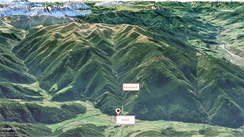 Der Kaserbach bei Lüsen 