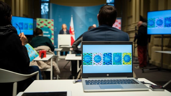  Die heutige Vorstellung der Kampagne im Pressesaal des Landhauses 1 in Bozen (Foto: LPA/Fabio Brucculeri)