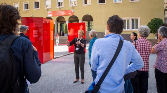 Il Percorso dell'Autonomia è un'occasione per apprendere il significato del secondo Statuto di autonomia per l'Alto Adige. (Foto: ASP/Fabio Brucculeri)