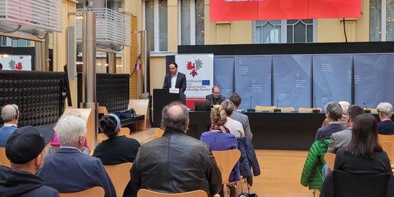 Die Via Claudia Augusta stehe für Verständigung, Geschichte und Kultur sowie Standortqualität, sagte heute Landesrat Philipp Achammer. (Foto: Euregio/Armin Gluderer)