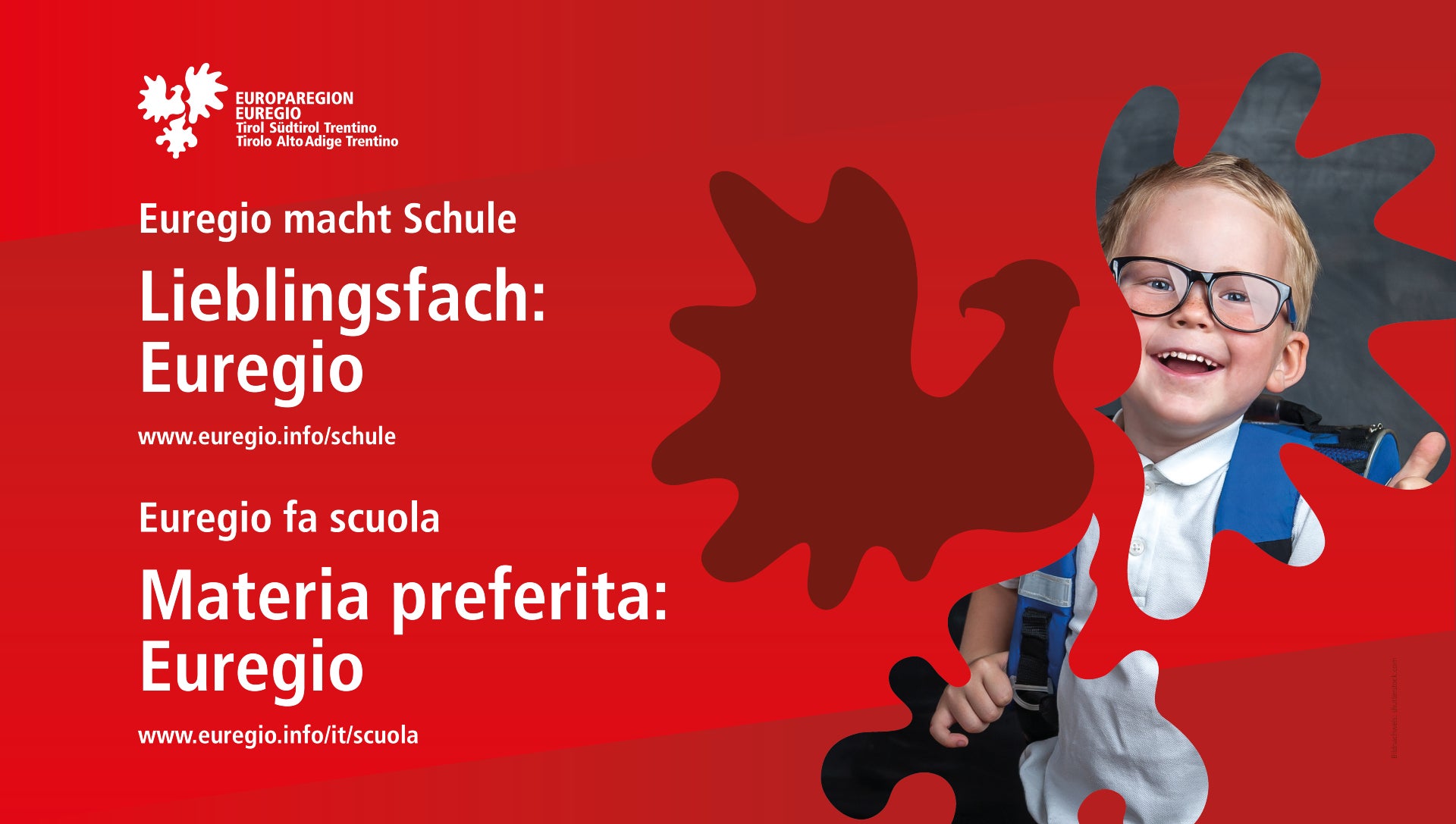 Le classi scolastiche possono iscriversi al progetto Euregio fa scuola fino al 12 aprile 2024, imparare a conoscere l'Euregio e vincere un premio in denaro per il proprio fondo di classe. (Foto: Euregio)