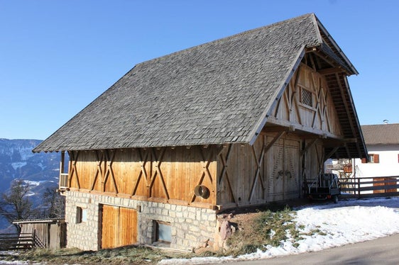 Beispiel eines Schindeldaches (Foto: LPA/H. Maier)
