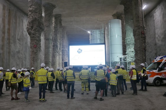 An zwei Infopoints konnten sich Interessierte über das Projekt und den Stand der Arbeiten kundig machen. (Foto: LPA/Ingo Dejaco)
