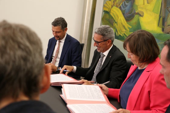 L'accordo di permuta con il Comune Caldaro è stato siglato. (Foto: USP/Ingo Dejaco)