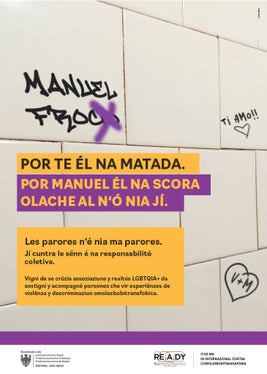 Das Plakat, das am 17. Mai veröffentlicht wird, in ladinischer Sprache. (Quelle: Land Südtirol)