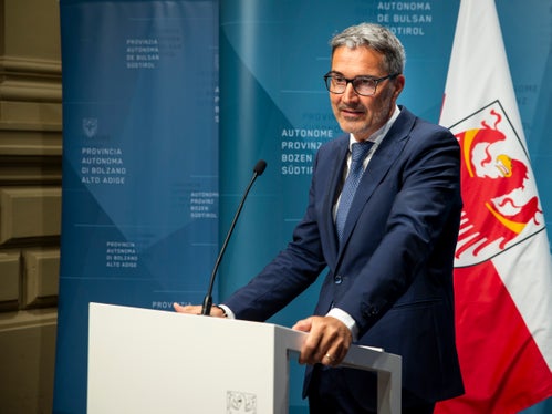 Die Erweiterung des Noi-Parks schlägt laut Landeshauptmann Arno Kompatscher (im Bild) mit rund 29 Millionen Euro zu Buche. (Foto: LPA/Fabio Brucculeri)